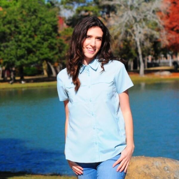 3101 Ladies Short Sleeve Fishing Shirt Thumbnail