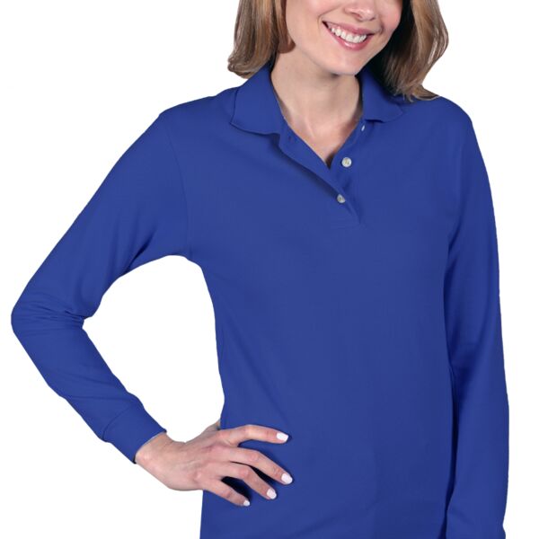 BG6207 Ladies' Superblend L/S Polo Thumbnail