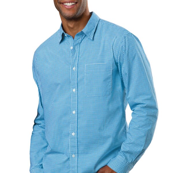 BG7269 Men’s L/S Gingham Check Thumbnail