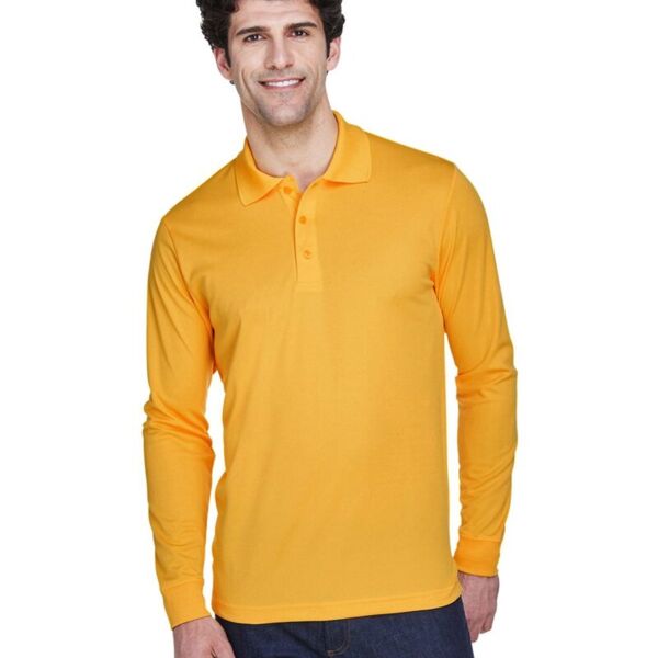 Pinnacle Performance Long Sleeve Piqué Polo Thumbnail