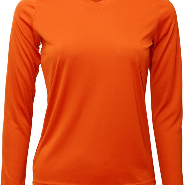 XT97 / XT97H Ladies Xtreme-Tek Long Sleeve V-Neck Shirt Thumbnail