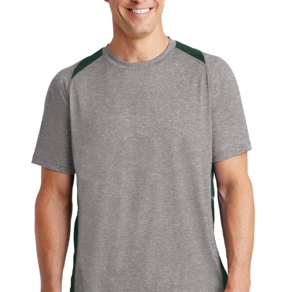 ST361 Heather Colorblock Contender ™ Tee Thumbnail
