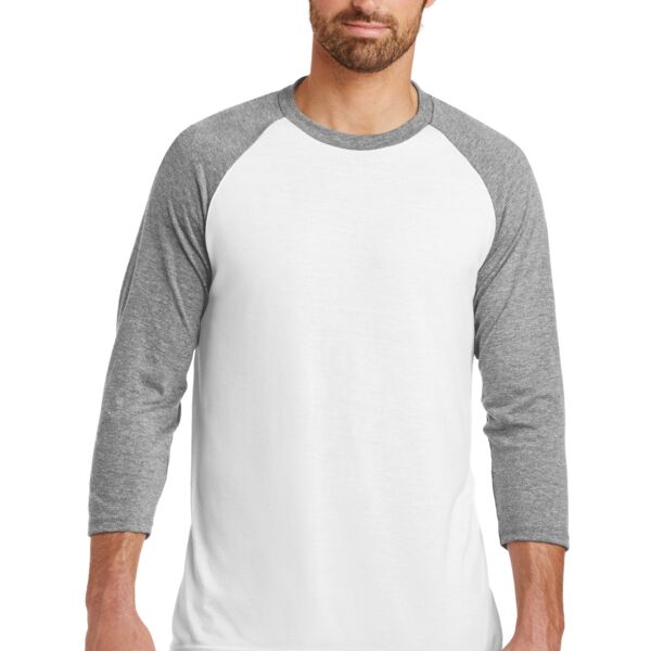DM136 ® Perfect Tri ® 3/4 Sleeve Raglan Thumbnail