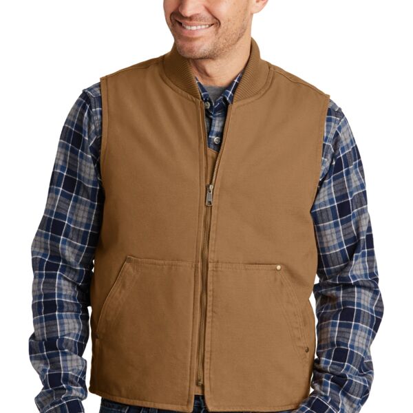 CSV40 Washed Duck Cloth Vest Thumbnail