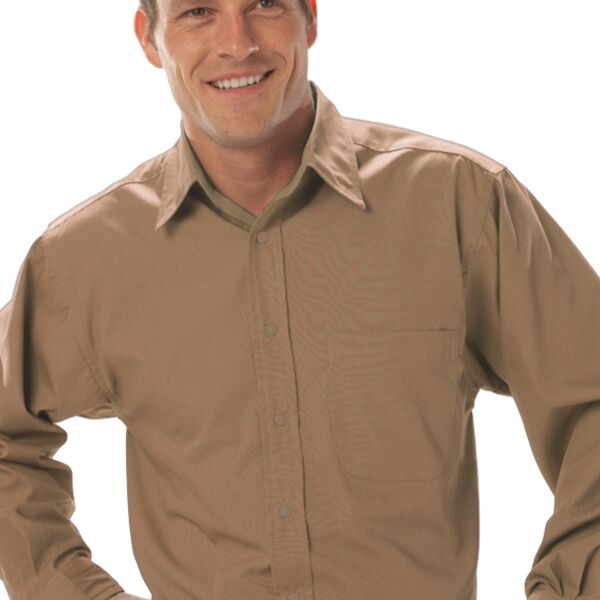 BG8330 Men's L/S Fine Line Twill Shirt Thumbnail