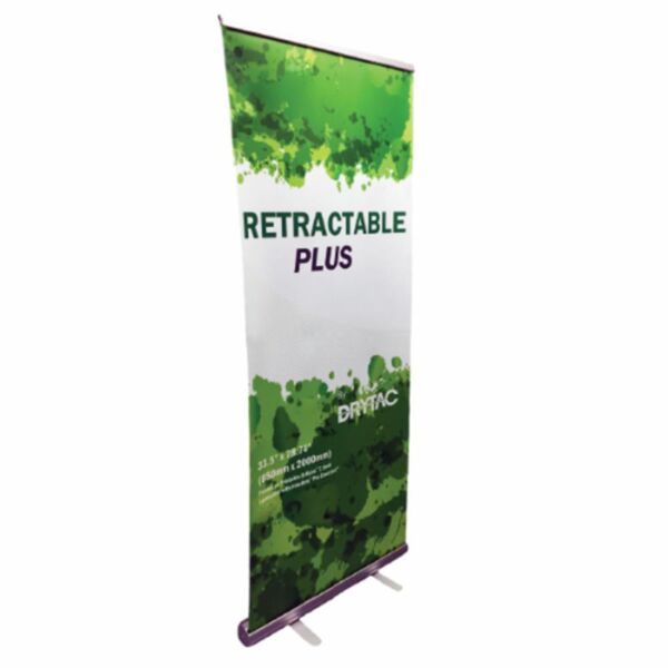 SNP124442 Retractable Plus 33.5 in x 78.74 in Roll-Up Banner Stand Silver Thumbnail