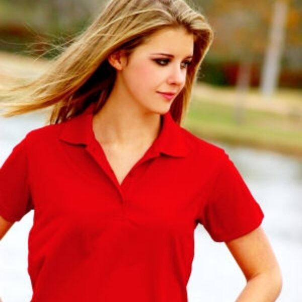 CT281L Ladies Solid Cool-Tek Polo Thumbnail