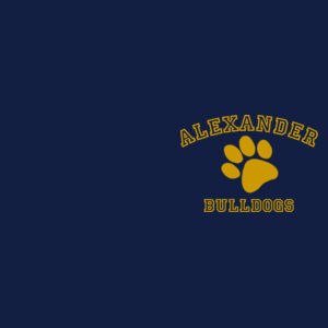 AHS Lady Bulldog Paw Polo Design