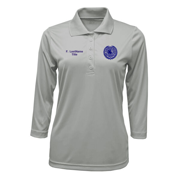 Ladies St. Augustine 3/4 Sleeve Polo 2 Thumbnail