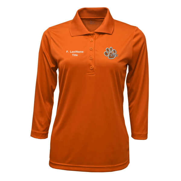 Ladies Nye 3/4 Sleeve Polo Thumbnail