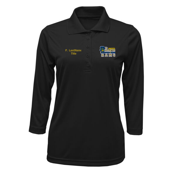 Ladies R.J. Santos 3/4 Sleeve Polo Thumbnail