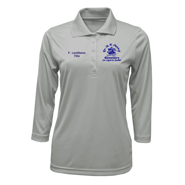 Ladies Malakoff 3/4 Sleeve Polo Thumbnail