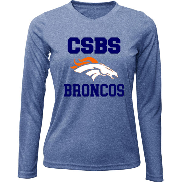 Col. Santos Broncos Ladies LS Spirit Tee Thumbnail