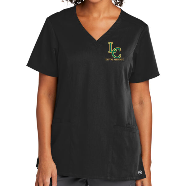 LC Dental Assistant Women's Premiere Flex V Neck Top Thumbnail