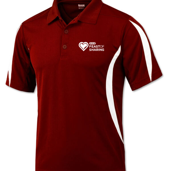 HEB  Men's Crescent Cool-Tek Polo Feast of Sharing Thumbnail