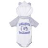 Fine Jersey Infant Short Sleeve Raglan Bodysuit with Hood & Ears Thumbnail