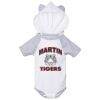Fine Jersey Infant Short Sleeve Raglan Bodysuit with Hood & Ears Thumbnail