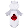 Fine Jersey Infant Short Sleeve Raglan Bodysuit with Hood & Ears Thumbnail