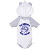 Fine Jersey Infant Short Sleeve Raglan Bodysuit with Hood & Ears Thumbnail