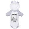 Fine Jersey Infant Short Sleeve Raglan Bodysuit with Hood & Ears Thumbnail
