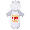 Fine Jersey Infant Short Sleeve Raglan Bodysuit with Hood & Ears Thumbnail