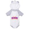 Fine Jersey Infant Short Sleeve Raglan Bodysuit with Hood & Ears Thumbnail