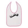 Infant Contrast Trim Premium Jersey Bib Thumbnail