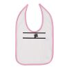 Infant Contrast Trim Premium Jersey Bib Thumbnail