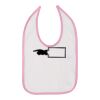 Infant Contrast Trim Premium Jersey Bib Thumbnail
