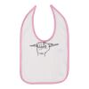 Infant Contrast Trim Premium Jersey Bib Thumbnail