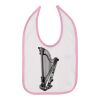 Infant Contrast Trim Premium Jersey Bib Thumbnail