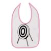 Infant Contrast Trim Premium Jersey Bib Thumbnail