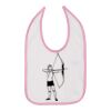 Infant Contrast Trim Premium Jersey Bib Thumbnail