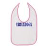 Infant Contrast Trim Premium Jersey Bib Thumbnail