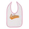 Infant Contrast Trim Premium Jersey Bib Thumbnail