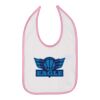 Infant Contrast Trim Premium Jersey Bib Thumbnail