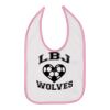 Infant Contrast Trim Premium Jersey Bib Thumbnail