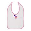 Infant Contrast Trim Premium Jersey Bib Thumbnail