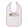 Infant Contrast Trim Premium Jersey Bib Thumbnail