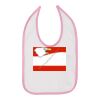 Infant Contrast Trim Premium Jersey Bib Thumbnail