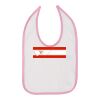 Infant Contrast Trim Premium Jersey Bib Thumbnail