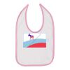 Infant Contrast Trim Premium Jersey Bib Thumbnail