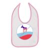 Infant Contrast Trim Premium Jersey Bib Thumbnail