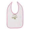 Infant Contrast Trim Premium Jersey Bib Thumbnail