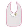 Infant Contrast Trim Premium Jersey Bib Thumbnail