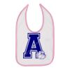 Infant Contrast Trim Premium Jersey Bib Thumbnail