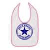 Infant Contrast Trim Premium Jersey Bib Thumbnail