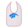 Infant Contrast Trim Premium Jersey Bib Thumbnail