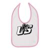 Infant Contrast Trim Premium Jersey Bib Thumbnail