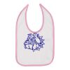 Infant Contrast Trim Premium Jersey Bib Thumbnail